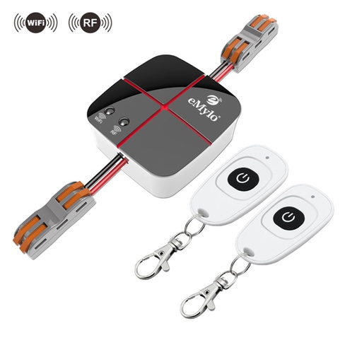 [460000004] TURTLE_BASIC_RF WiFi+RF електрически превключвател с едно реле, 220V, Tuya