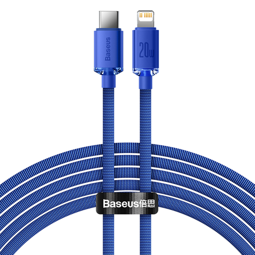 Baseus 2 m кабел за айфон, USB кабел за бързо зареждане, USB-C Lightning кабел