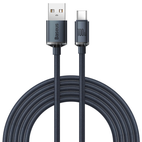 [480000063] Baseus USB кабел за бързо зареждане на телефон, 100W, USB A/USB type C